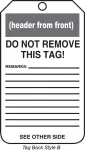 Accuform SHMDT185CTP OSHA Danger Safety Tag: Blank (3)