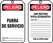 Accuform SHMDT246PTM OSHA Danger Safety Tag: Out of Service (0)