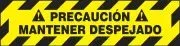 Accuform SHPSR242 6" x 24" Slip-Gard Caution Safety Sign: Keep Clear (1)