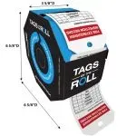Accuform SHTAR732 Safety Tags By-The-Roll: Fire Extinguisher Inspection Record (7)