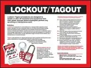 Accuform SP124479SP 17" x 22" Safety Posters: Lockout/Tagout (1)