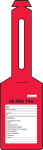 Accuform TAL301 Loop 'n Strap 5S Red Safety Tag: 5S Red Tag (0)