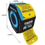 Accuform TAR101 Caution Tags By-The-Roll: Do Not Alter (5)