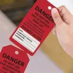 Accuform TAR109 Danger Tags By-The-Roll: Do Not Use This Scaffold Keep Off (3)