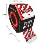 Accuform TAR125 OSHA Danger Tags By-The-Roll: Do Not Operate (5)