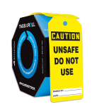 Accuform TAR132 OSHA Caution Tags By-The-Roll: Unsafe Do Not Use (0)