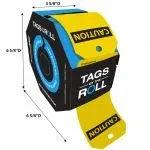 Accuform TAR134 OSHA Caution Tags By-The-Roll: Blank (5)