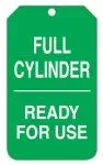 Accuform TAR161 Cylinder Tags By-The-Roll: Full Cylinder - Ready for Use (1)