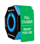 Accuform TAR161 Cylinder Tags By-The-Roll: Full Cylinder - Ready for Use (0)
