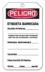 Accuform TAR310 OSHA Danger Tags By-The-Roll: Barricade Tag (1)
