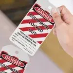 Accuform TAR410 OSHA Danger Tags By-The-Roll: Equipment Locked Out (3)