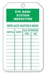 Accuform TAR709 Tags By-The-Roll: Eye Wash Station Inspection (1)