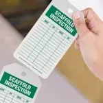 Accuform TAR725 Tags By-The-Roll: Scaffold Inspection (3)