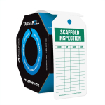 Accuform TAR725 Tags By-The-Roll: Scaffold Inspection (0)