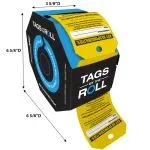 Accuform TAR736 Safety Tags By-The-Roll: Scaffold Inspection (5)