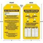 Accuform TAR736 Safety Tags By-The-Roll: Scaffold Inspection (6)