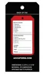 Accuform TBX310 Box of Tags: 5S Red Tag (1)