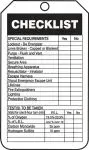 Accuform TCS319CTM Confined Space Status Safety Tag: Confined Space Entry Permit (1)