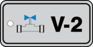 Accuform TDJ402VPE Energy Source Identification Tags: Standard Tags - Valve (0)