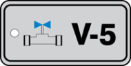 Accuform TDJ405VPE Energy Source Identification Tags: Standard Tags - Valve (0)