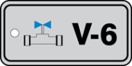 Accuform TDJ406VPM Energy Source Identification Tags: Standard Tags - Valve (0)