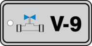 Accuform TDJ409VPE Energy Source Identification Tags: Standard Tags - Valve (0)