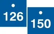 Accuform TDY246BU Accu-Ply Safety Tags Numbered Engraved Tags (2)