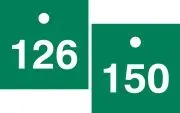 Accuform TDY246BU Accu-Ply Safety Tags Numbered Engraved Tags (3)