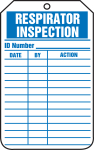 Accuform TRS311PTM Equipment Status Safety Tag: Respirator Inspection (0)