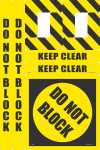 Accuform WFK06 Walk-On Floor Marking Kit - Do Not Block (0)