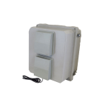 Altelix NF141210VFA1C-85 14x12x10 Fiberglass Weatherproof Vented NEMA Enclosure with 85F Cooling Fan 120 VAC Outlets & Power Cord (0)