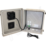 Altelix NF14VFA1C-CDP2 NF Series Fiberglass Weatherproof Vented NEMA Enclosure for Cradlepoint R500-PLTE IBR600 and IBR900 Series LTE Routers (1)