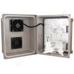 Altelix NF14VFAU-STK2-PRO NF Series Fiberglass Weatherproof Enclosure for Starlink Pro Satellite Router & Power Supply (Gen 2) with Cooling Fan (1)