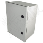 Altelix NFC161208A1C-GFI NFC Series 16x12x8 NEMA 3X Fiberglass Weatherproof Enclosure with Equipment Mounting Plate 120 VAC GFCI Outlets & Power Cord (0)
