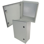 Altelix NFC201608P NFC Series 20x16x8 NEMA 3X Fiberglass Weatherproof Enclosure with Blank Steel Equipment Mounting Plate (1)