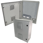 Altelix NFC242009VA1 NFC Series 24x20x9 Vented Fiberglass Weatherproof NEMA Enclosure with Equipment Mounting Plate & 120 VAC Outlets (1)