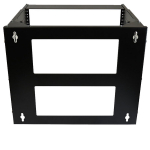 Altelix NHBS-RACK-8U 8U Adjustable Depth (12.35" to 20.5") Wall Mount 19" Network & AV Equipment Rack - 75lbs Capacity (1)