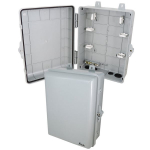 Altelix NP120905 NP Series 12x9x5 IP66 NEMA 4X PC+ABS Weatherproof Utility Box with Hinged Door (1)
