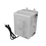Altelix NP120909VPA1C NP Series 12x9x9 Polycarbonate + ABS Vented Enclosure with Aluminum Equipment Mounting Plate 120 VAC Outlets & Power Cord (0)