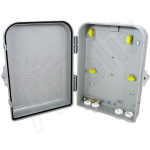 Altelix NP131004-PKIT NP Series Gray 13x10x4 Pole Mount IP66 NEMA 4X PC+ABS Weatherproof Utility Box with Hinged Door (1)