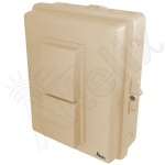 Altelix NP141105TVMP NP Series Light Ivory 14x11x5 Vented Polycarbonate + ABS RF Transparent Outdoor WiFi Enclosure with No-Drill PVC Mounting Plate (0)