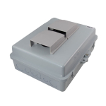 Altelix NP141105VP NP Series Gray 14x11x5 Polycarbonate + ABS Vented Weatherproof NEMA Enclosure with Aluminum Mounting Plate (0)