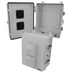Altelix NP141107V NP Series 14x11x7 Polycarbonate + ABS Vented RF Transparent Outdoor WiFi Enclosure (1)