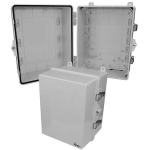 Altelix NP141109 NP Series 14x11x9 Polycarbonate + ABS NEMA 4X RF Transparent Outdoor WiFi Enclosure (1)