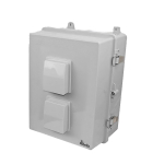 Altelix NP171409VM NP Series 17x14x09 Polycarbonate + ABS Vented RF Transparent Outdoor WiFi Enclosure with No-Drill PVC Equipment Mounting Plate (0)