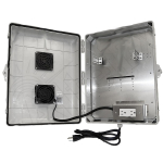 Altelix NP17AVGY-SBX1 NP Series Enclosure for SuperBOX S5 Max S5 Pro S6 Max and S6 Ultra with Cooling Fan 120VAC Outlets and Power Cord (1)