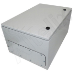 Altelix NS241612P NS Series 24x16x12 NEMA 4X Steel Weatherproof Enclosure with Steel Equipment Mounting Plate (0)