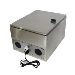 Altelix NX201612VFA1C NX Series 20x16x12 Stainless Steel Weatherproof NEMA Enclosure with Dual Cooling Fans 120 VAC Outlets and Power Cord (0)