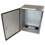Altelix NX201612VP NX Series 20x16x12 Vented Stainless Steel Weatherproof NEMA Enclosure with Steel Equipment Mounting Plate (1)