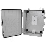 Altelix TBP14-1 14x11x5 Weatherproof Emergency Phone Call Box for Slim-Line Phones with Emergency Phone Label (1)